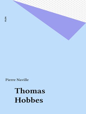 cover image of Thomas Hobbes